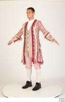   Photos Man in Historical Civilian suit 5 18th century a poses medieval clothing whole body 0002.jpg